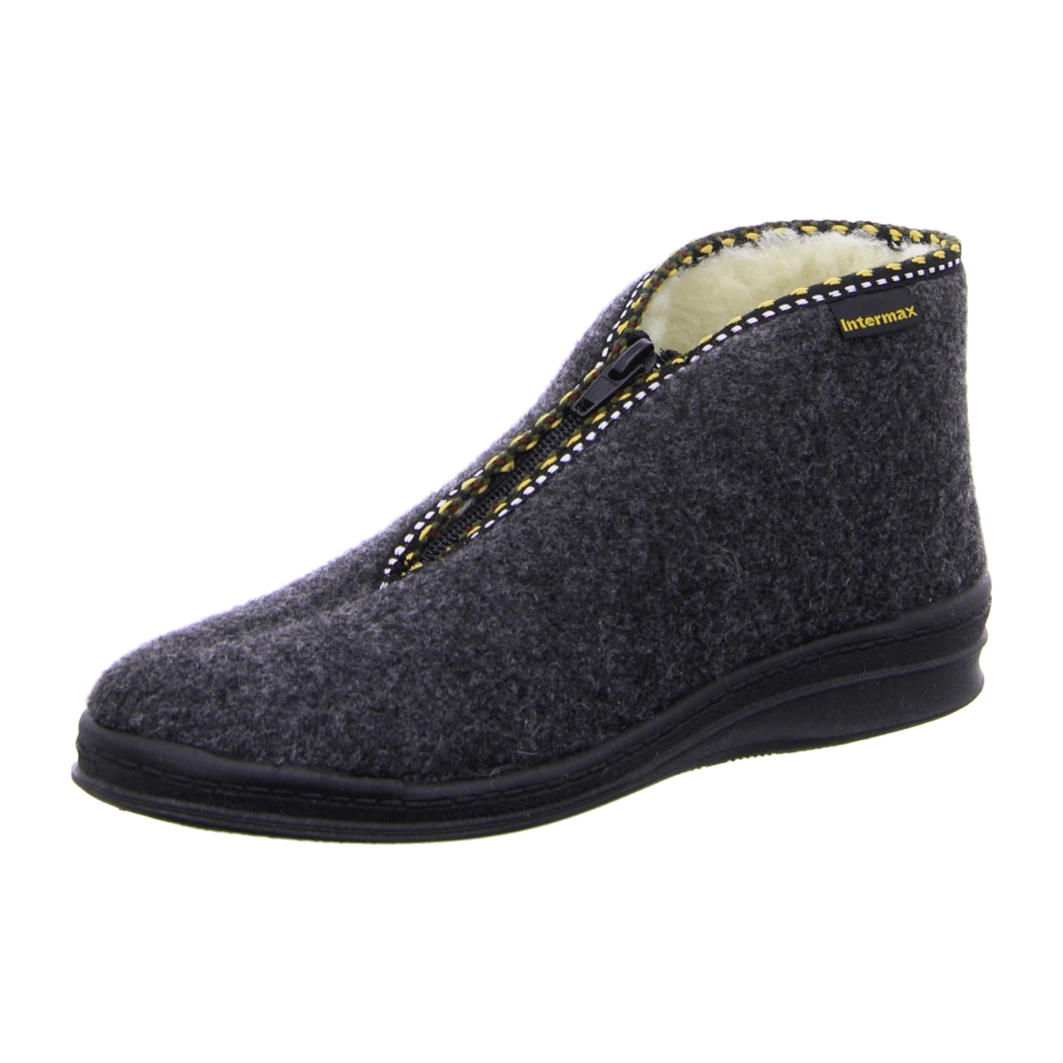 Chaussons D'intérieur Pour Homme - Doublure Polaire/fausse Fourrure, Semelle Antidérapante - Confortables, Chauds, Pour Maison, Hiver