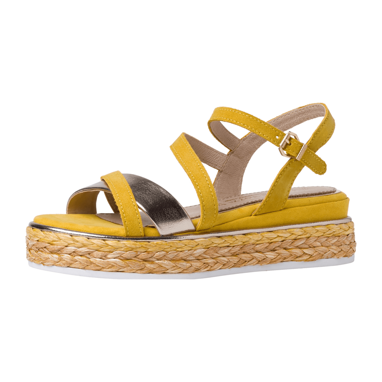 Marco Tozzi BY GMK 2-2-88704-26/614 YELLOW COMB Keilsandaletten  FS 2021 für Damen, gelb, Gr. 37 EU