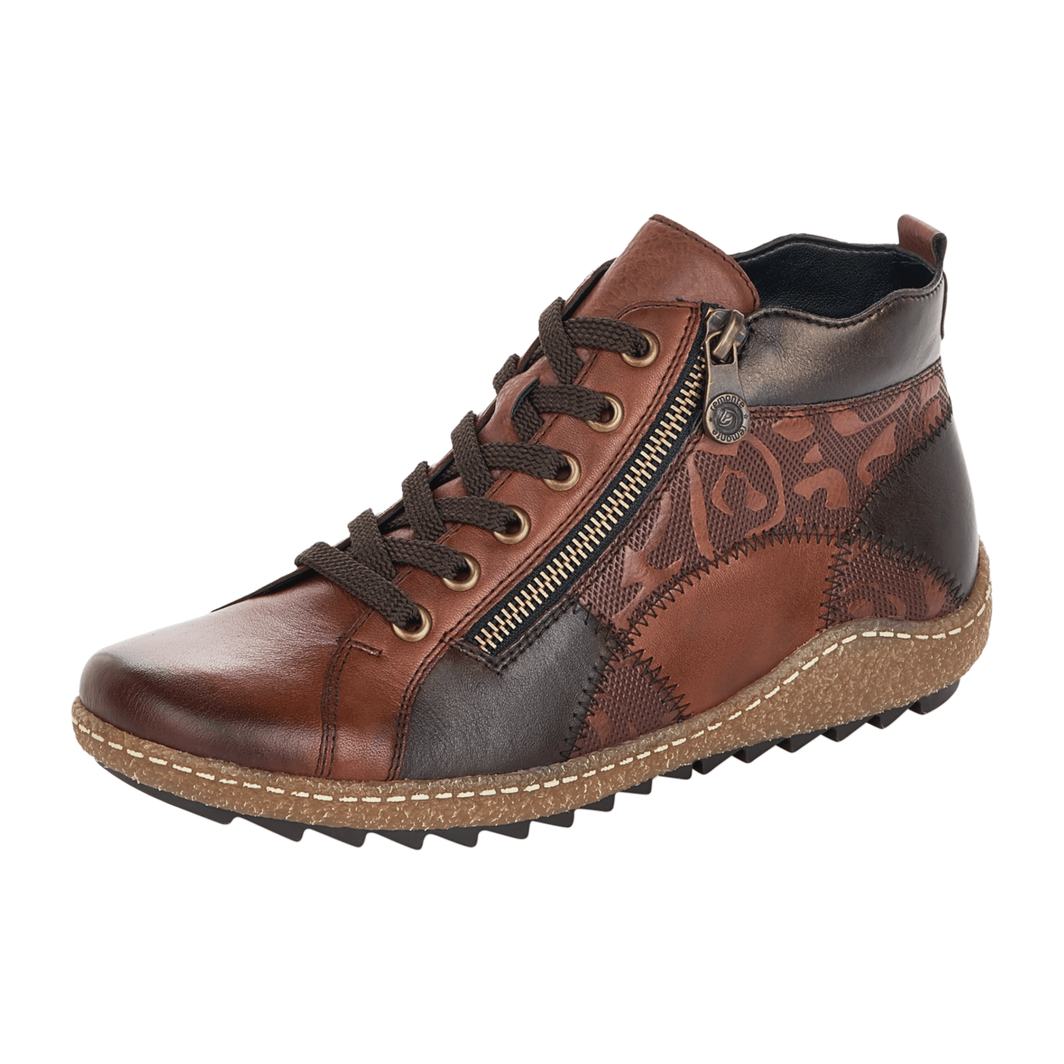 Remonte Schnürstiefelette Warmfutter für Damen, braun, Gr. 36 EU