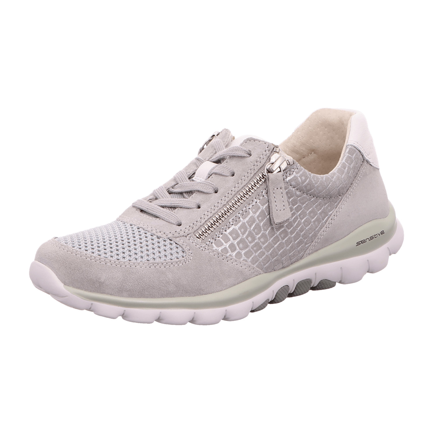 Gabor comfort Sneaker für Damen, grau, Größe 38 EU / 5 UK