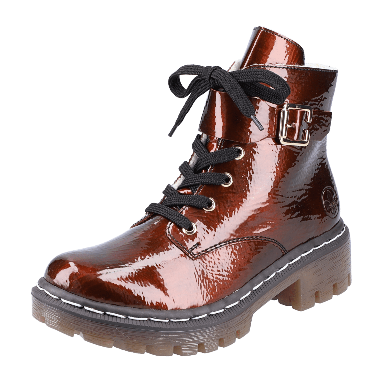 Rieker Stiefel Rieker Damenschuhe Lack Rieker Schuhe Rote Lack