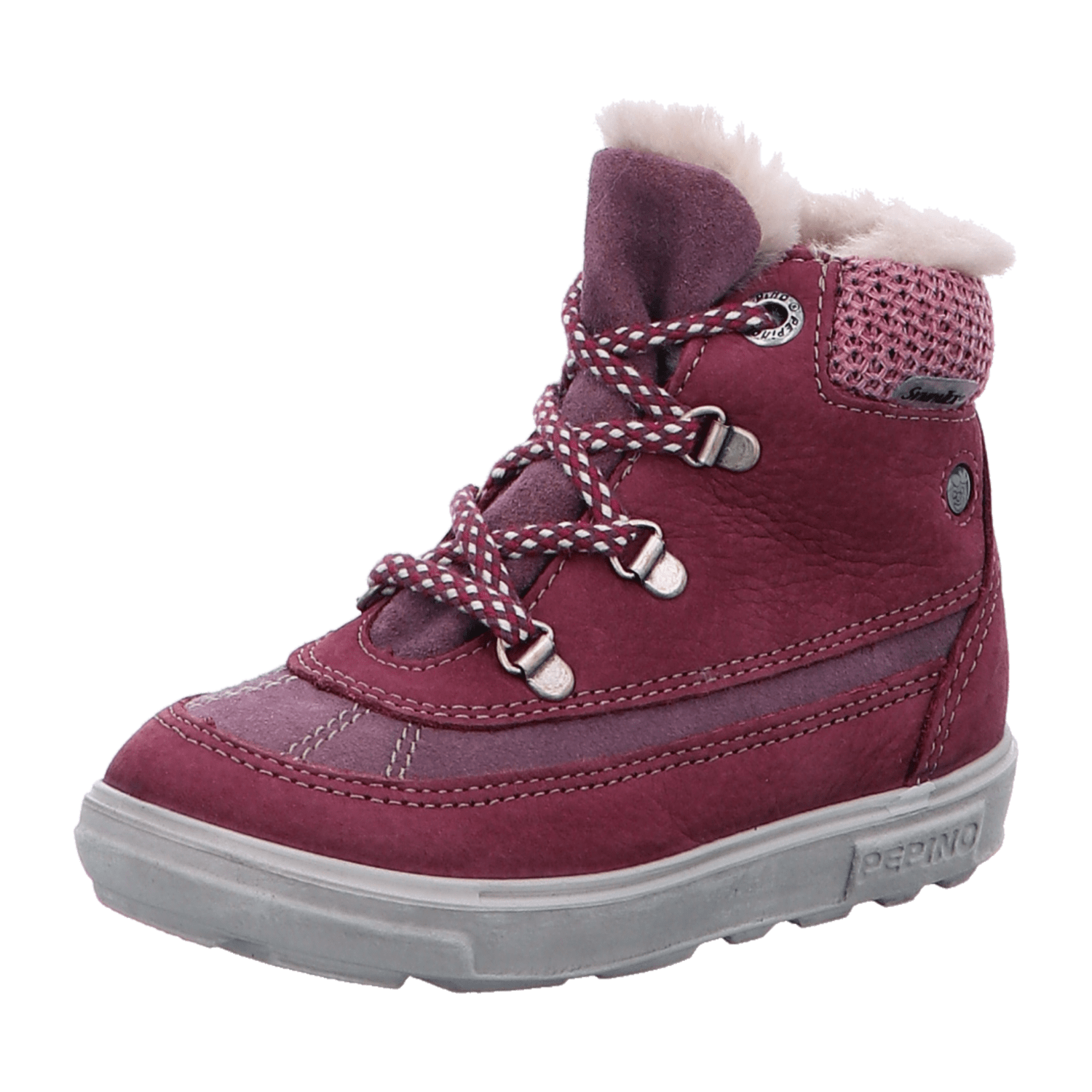 Ricosta Paolo 2700803380 Plaume (Lila) - Winterstiefel Mädchen Baby - Kinderschuhe Gefütterte Kinderstiefel Gr. 18 - 42, Mehrfarbig, leder (daino/velour/wasserdicht) für Kinder, lila, Gr. 23 EU