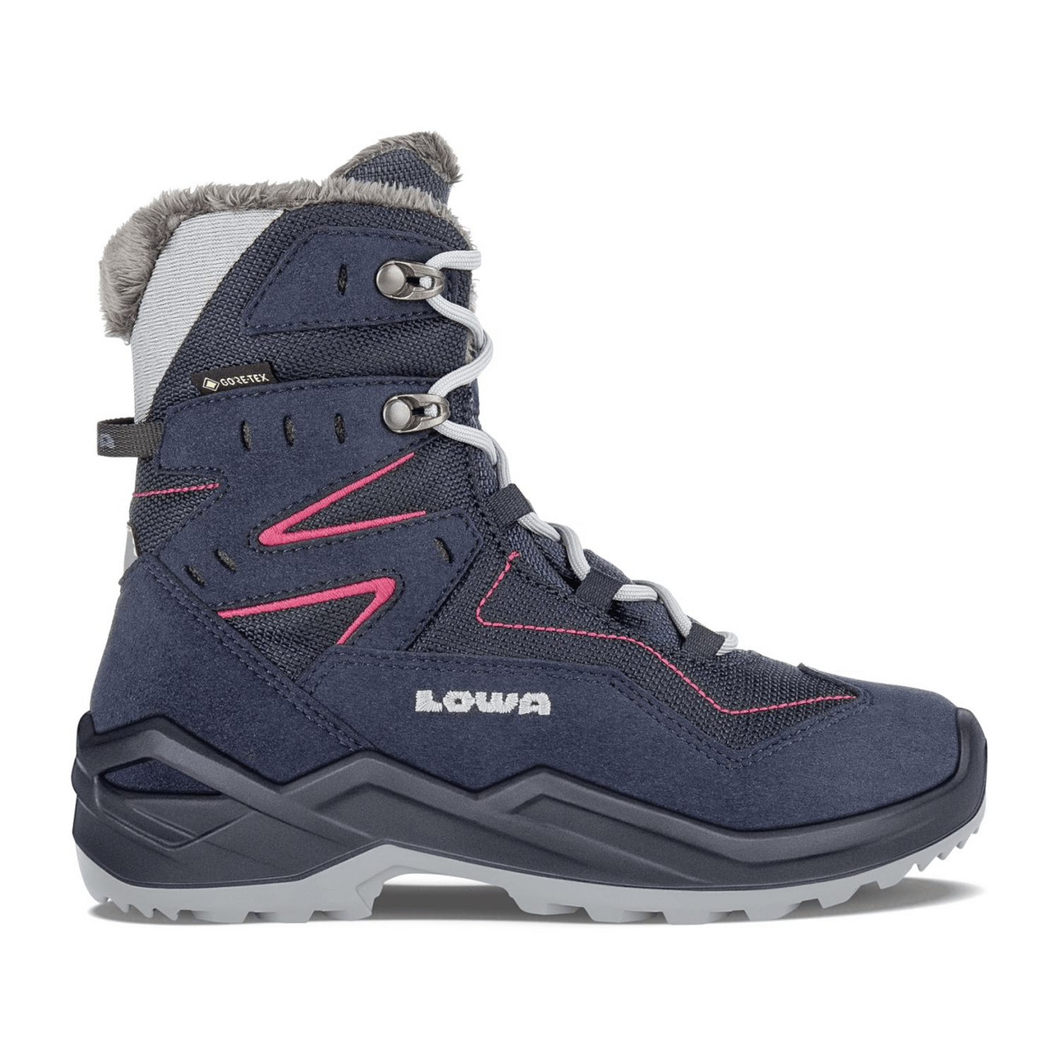 LOWA LINO GTX für Kinder, blau, Größe 26 EU