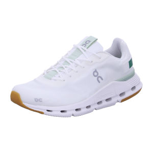 ON Cloudnova Form White/Green  (weiß) - Sneaker - Herrenschuhe Sneaker / Schnürschuh, Weiß