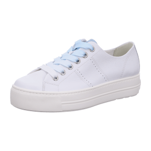 Paul Green Sneaker Schuhe weiß blau 5247
