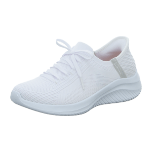 Skechers Ultra Flex 3.0 149710WHT Brilliant Path White (weiß) - sportlicher Schnürschuh - Damenschuhe Sneaker, Weiß