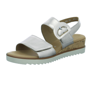 Gabor Comfort Keil Sandale puder beige metallic 42.752.83
