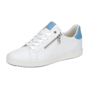 Geox Blomiee Schuhe Sneakers weiß hellblau D166HC