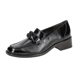 Paul Green Schuhe Slipper schwarz Lack 1048