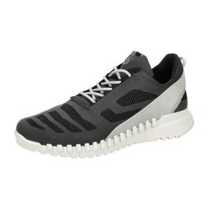 Ecco Zipflex Schuhe schwarz grau Damen Sneaker 834803