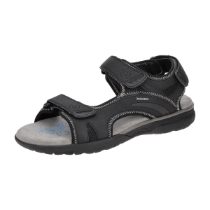 Geox Spherica EC5 Sandale schwarz Nähte grau U25ELA