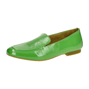 Gabor Schuhe Slipper grün Lack Mokassin 45.214.99