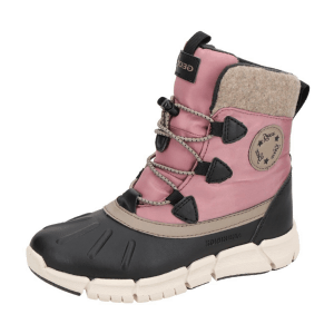 Geox Flexyper Winter Kinder Stiefel schwarz rosa Warmfutter J26APA