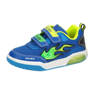 Geox Inek Kinder Schuhe blau grün Flamme J359CB