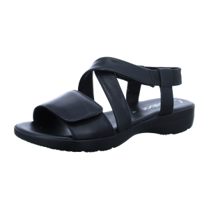 Gabor Fashion Sandale schwarz Kreuz-Riemen 44.800.27