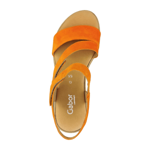 Gabor comfort Gabor Rhodos Sandale orange Klett 42.063.32