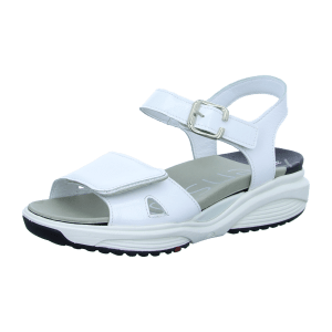 Xsensible Skala White  (weiß) - sportliche Sandale - Damenschuhe Sandale bequem / lose Einlage, Weiß, leder