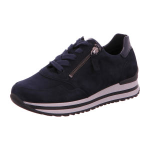 Gabor comfort Sneaker Schuhe blau Samt 56.528.46