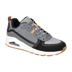 Skechers Uno Schuhe schwarz grau Damen Sneakers 155356