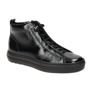 Paul Green 5283 Mid-Sneaker Schuhe schwarz Lack Damen