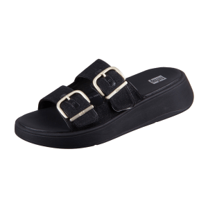 FitFlop F-Mode HG5-001 schwarz Fmode Buckle shimmer lux