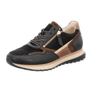 Gabor comfort Sneaker Schuhe schwarz braun H-Weite 56.378.67