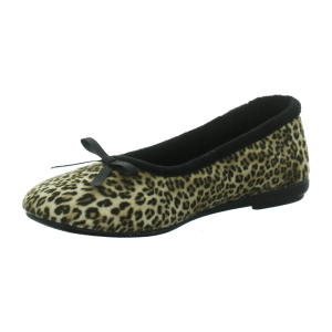 Longo Damen-Haus-Ballerina,leopard