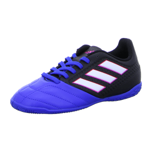 adidas Ace 17.4 IN Kinder Fußball Hallenschuhe Indoor schwarz blau