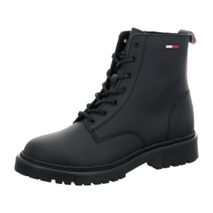 Tommy Jeans Lace Up Flat Boots