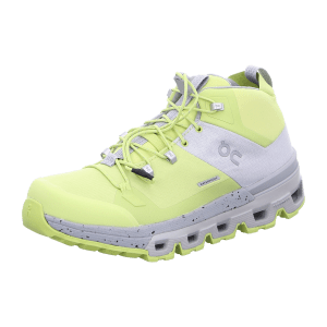 ON CloudTrax Waterproof Schuhe gelb grau Damen Trekking
