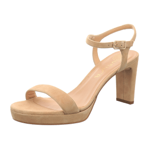 Unisa Unsia Soro Skin (Beige) - elegante Sandale - Damenschuhe Sandalette / Sling, Beige, leder , absatzhöhe: 50 mm