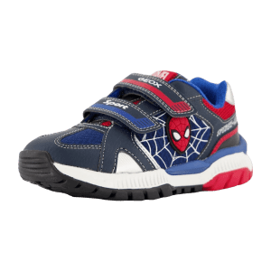 Geox Tuono Kinder Schuhe blau navy Spider-Man J35AXB