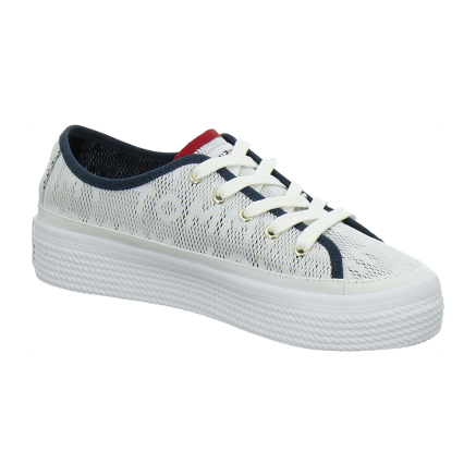 Tommy Hilfiger T.Jacquard wht W8B in Weiß | schuhe.de