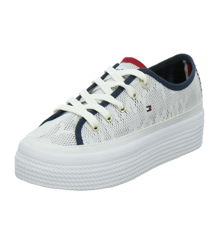 Tommy Hilfiger T.Jacquard wht W8B in Weiß | schuhe.de