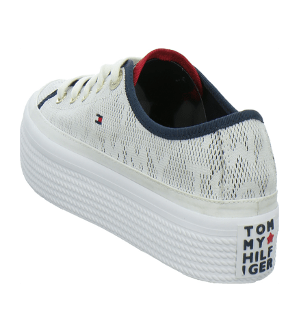 Tommy Hilfiger T.Jacquard wht W8B in Weiß | schuhe.de