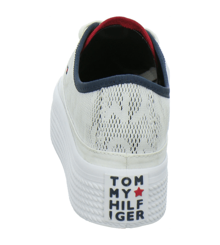 Tommy Hilfiger T.Jacquard wht W8B in Weiß | schuhe.de