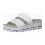 Jana 100% COMFORT LEATHER 8-8-27202-26/100 WHITE Klassische Pantoletten  FS 2021