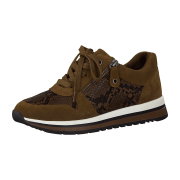 Jana 100% COMFORT LEATHER 8-8-23733-27/328 CHESTNUT Sportliche Schnürer  HW 21/22