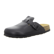natural sense Clogs Tieffußbett black