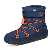 Affenzahn Snowy Elephant AFZ-SSW Blau - Stiefel mit Futter - Barfußschuhe KINDER, Blau