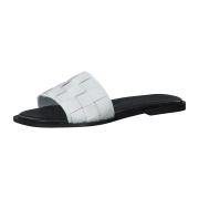 Tamaris 1-1-27122-28/117 WHITE LEATHER Klassische Pantoletten  FS 2022