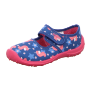 Fischer Schuhe Mädchen-Hausschuh,blaubunt