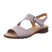 Gabor comfort Sandale grau leinen Nubuck 66.063.33