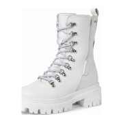 Tamaris 1-1-26839-29/117 WHITE LEATHER Schnürstiefel  HW 22/23