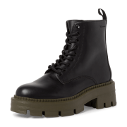 Tamaris 1-1-25286-29/077 BLACK/OLIVE Schnürstiefel  HW 22/23
