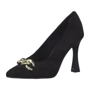 Marco Tozzi 2-2-22404-29/085 BLACK/GOLD Klassische Pumps  HW 22/23