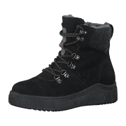 Tamaris Schnürstiefel Boot Winter Damen Schwarz Neu