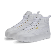Puma Karmen Mid-Top Plateau Sneaker Damen PUMA white/PUMA white 41