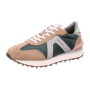 Ambitious 12127BW-38 Sand/Forest Combi (grün) - sportlicher Schnürschuh - Damenschuhe Top Trends, Grün, leder/textil