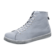 Andrea Conti 0341500109 Hellgrau - sportlicher Schnürschuh - Damenschuhe Top Trends, Grau, leder